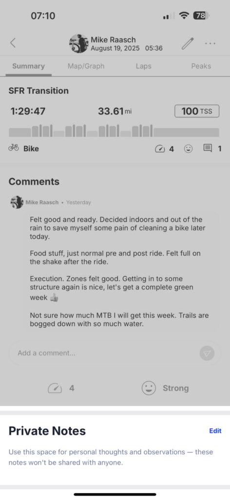 Private Notes