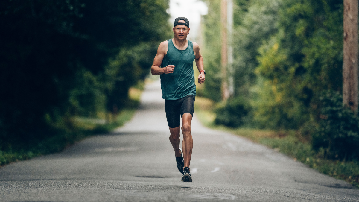 Rethinking The Taper Athlete Running On Path During Taper Phase Leading Up To A Race