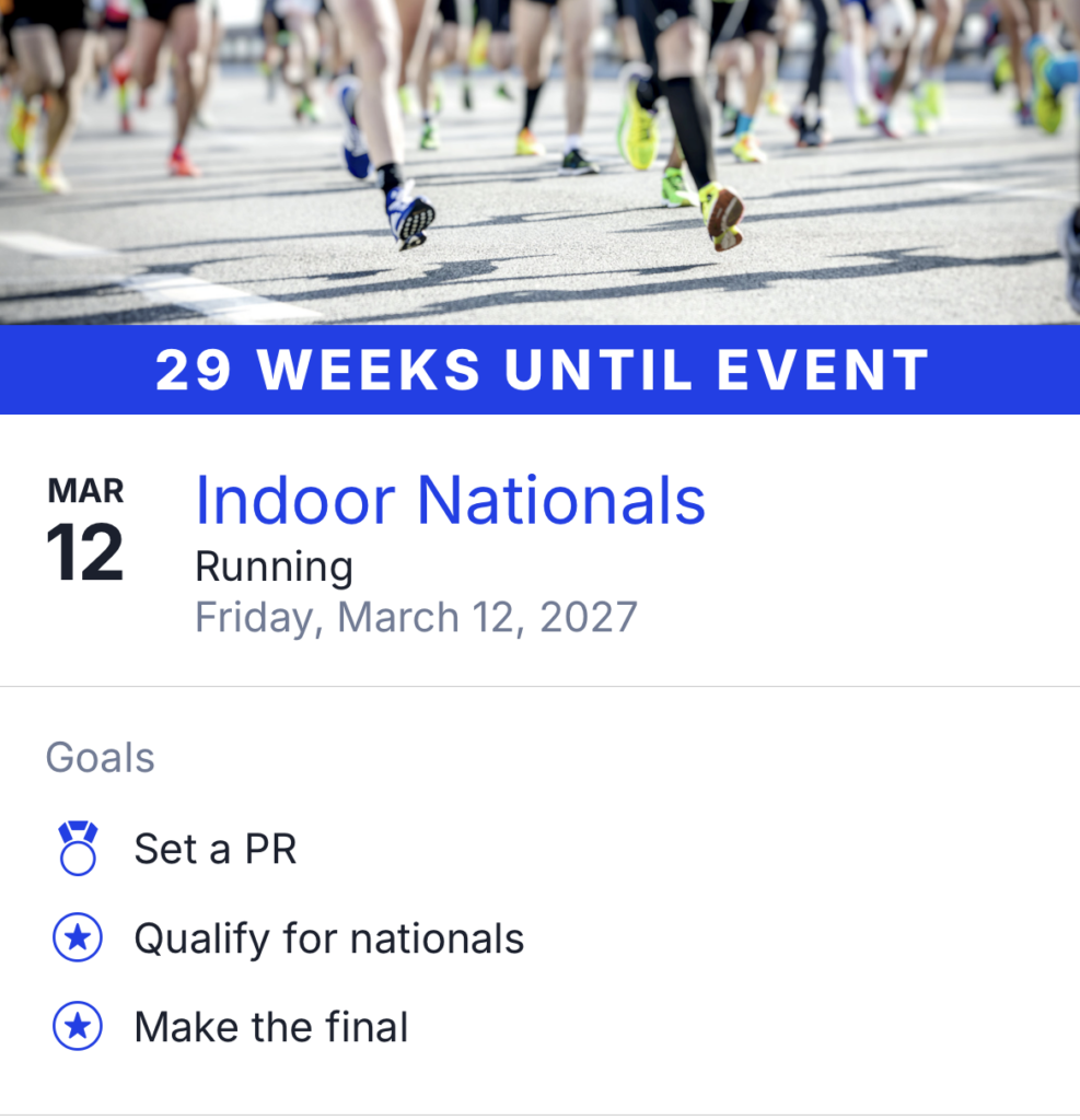 TrainingPeaks add an event and goals in Mobile 