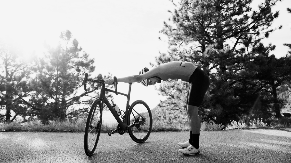 Why Rpe Is One Of The Most Valuable Training Metrics Cycling Athlete Standing By Bike In Black And White After A Tiring Training Session Rate Of Perceived Exertion