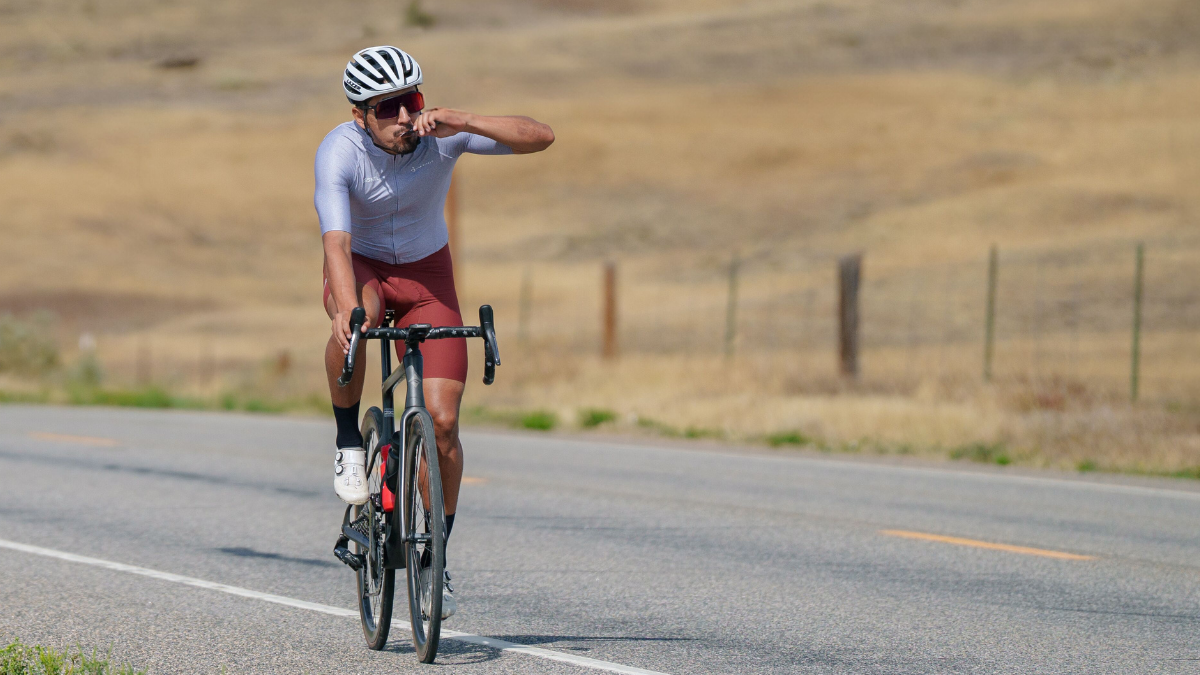 Male Cyclist On Road Training Gut With Nutrition Energy Gel Trainingpeaks