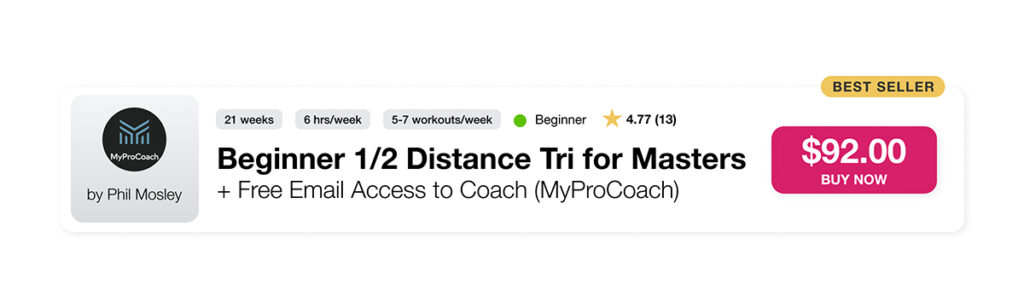 Best Half-Distance Training Plan for Masters Phil Mosley
