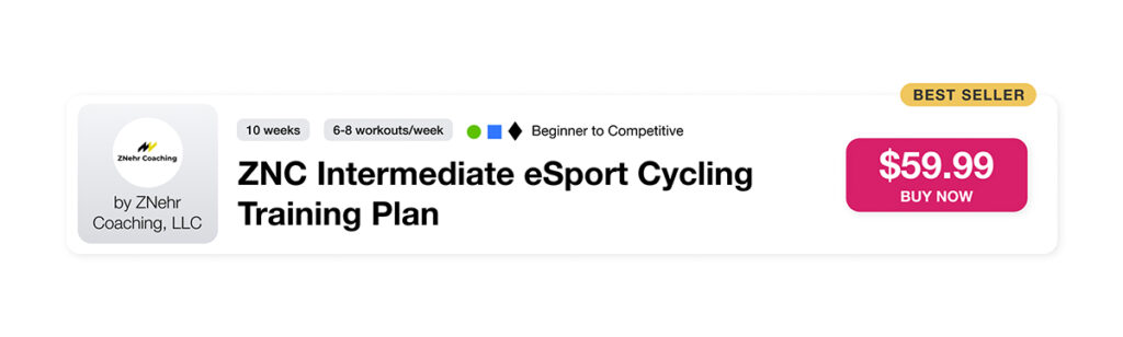 Best eSports Racing Plan for Cyclists