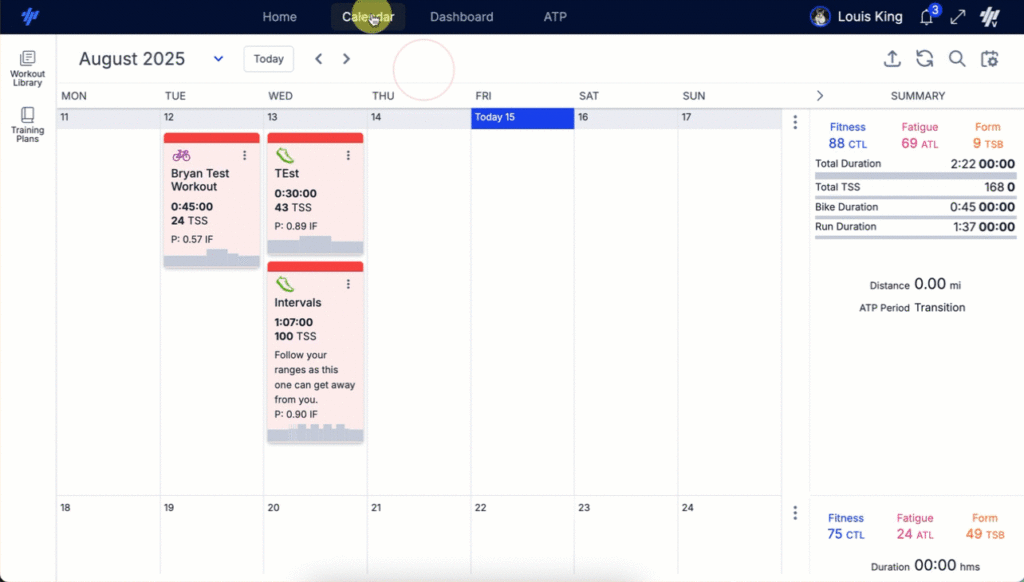 Calendar Space