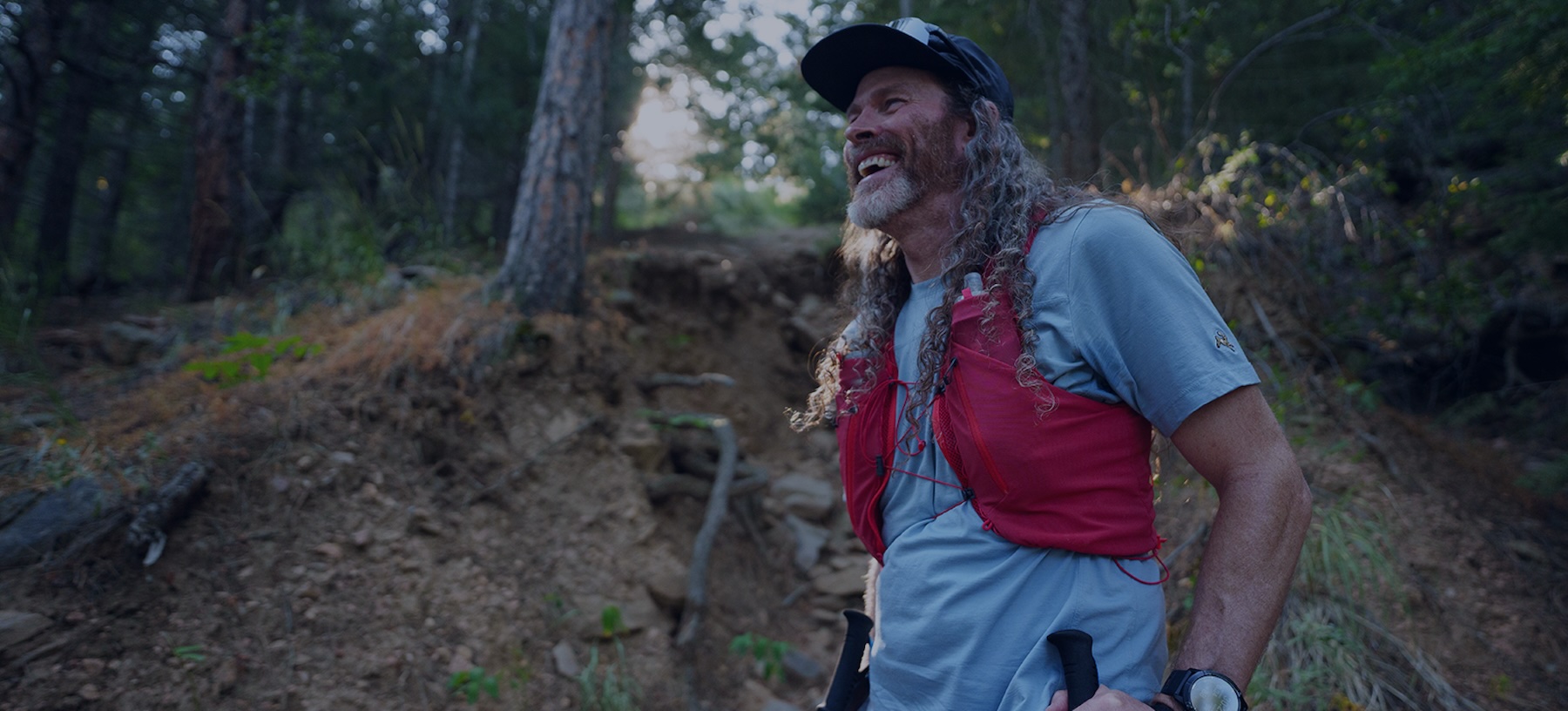 Trail Runner Smiling Trail Runner Smiling