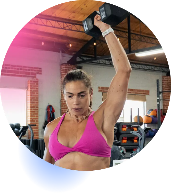 Athlete Lifting Weights For Strength Training