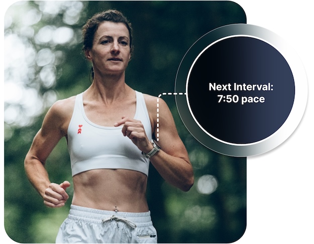 Triathlete Using Trainingpeaks On Their Smart Watch