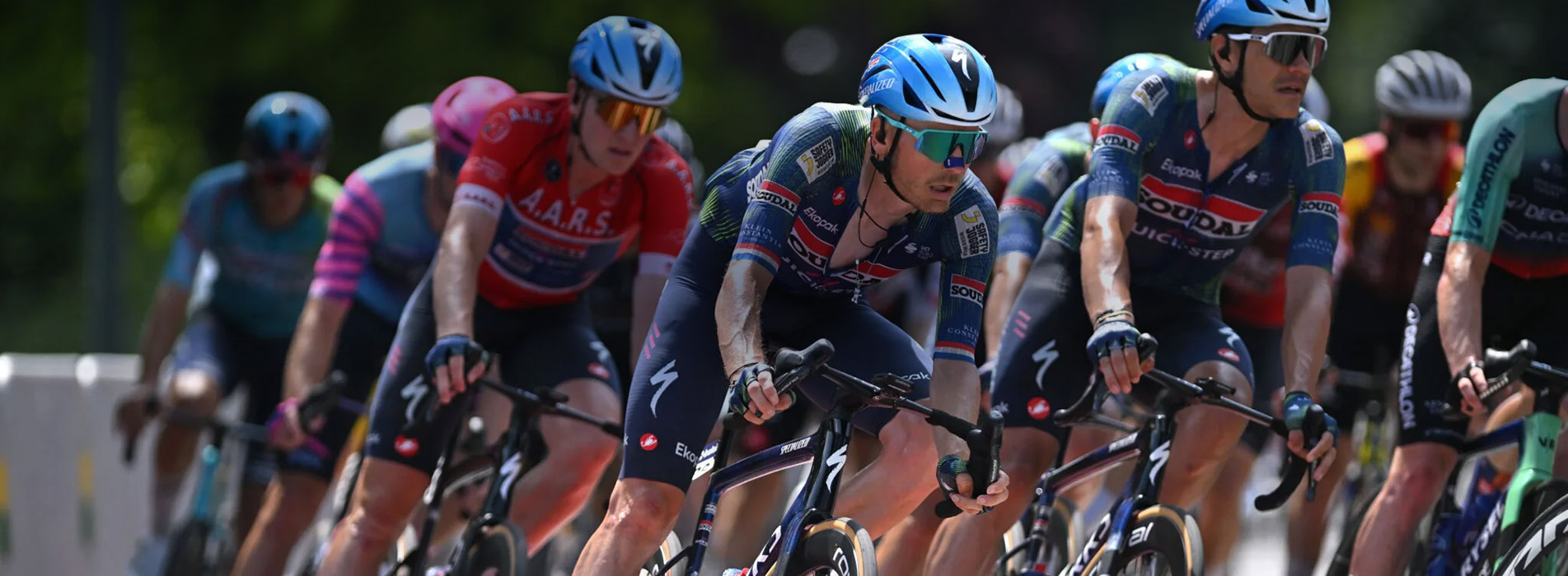 Trainingpeaks And Soudal Quick Step Male Cyclist, Dylan Van Baarle, Racing In Belgium Tour Stage 5