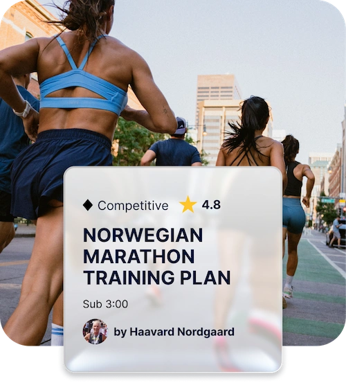 Advanced Runners And Training Plan Card Advanced Runners And Training Plan Card