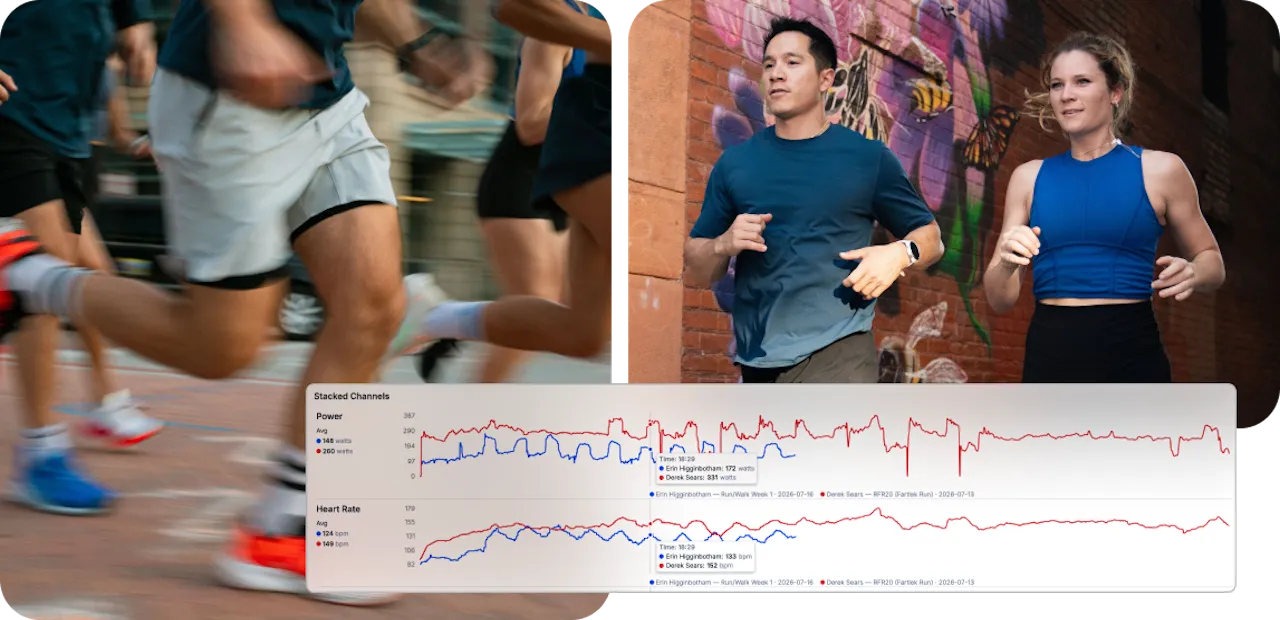 Athletes Comparing Their Workout Charts Athletes Comparing Their Workout Charts