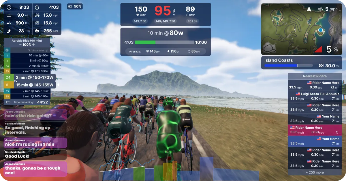 TrainingPeaks Virtual UI Update