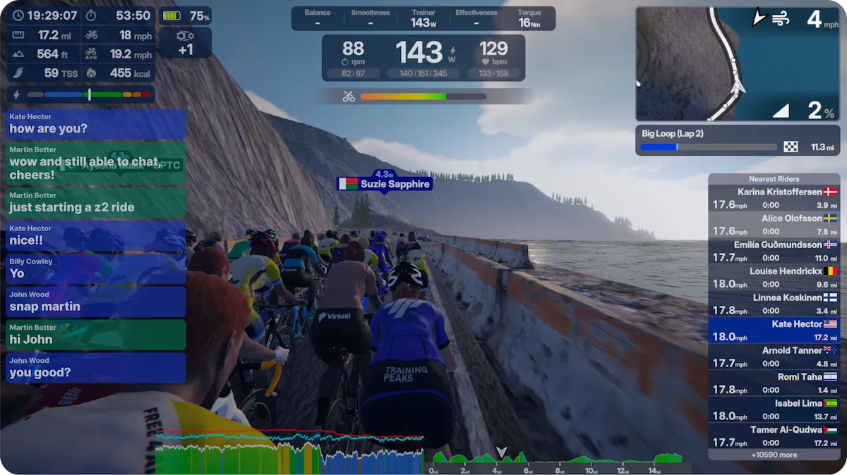 Trainingpeaks Virtual Group Race With Ui