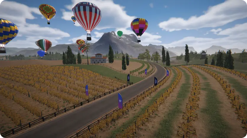 Trainingpeaks Virtual New Areas Vineyards